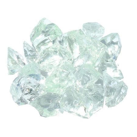 Hiland 30-50mm Landscape Recycled Glass in Ice LR30-GLASS-ICE